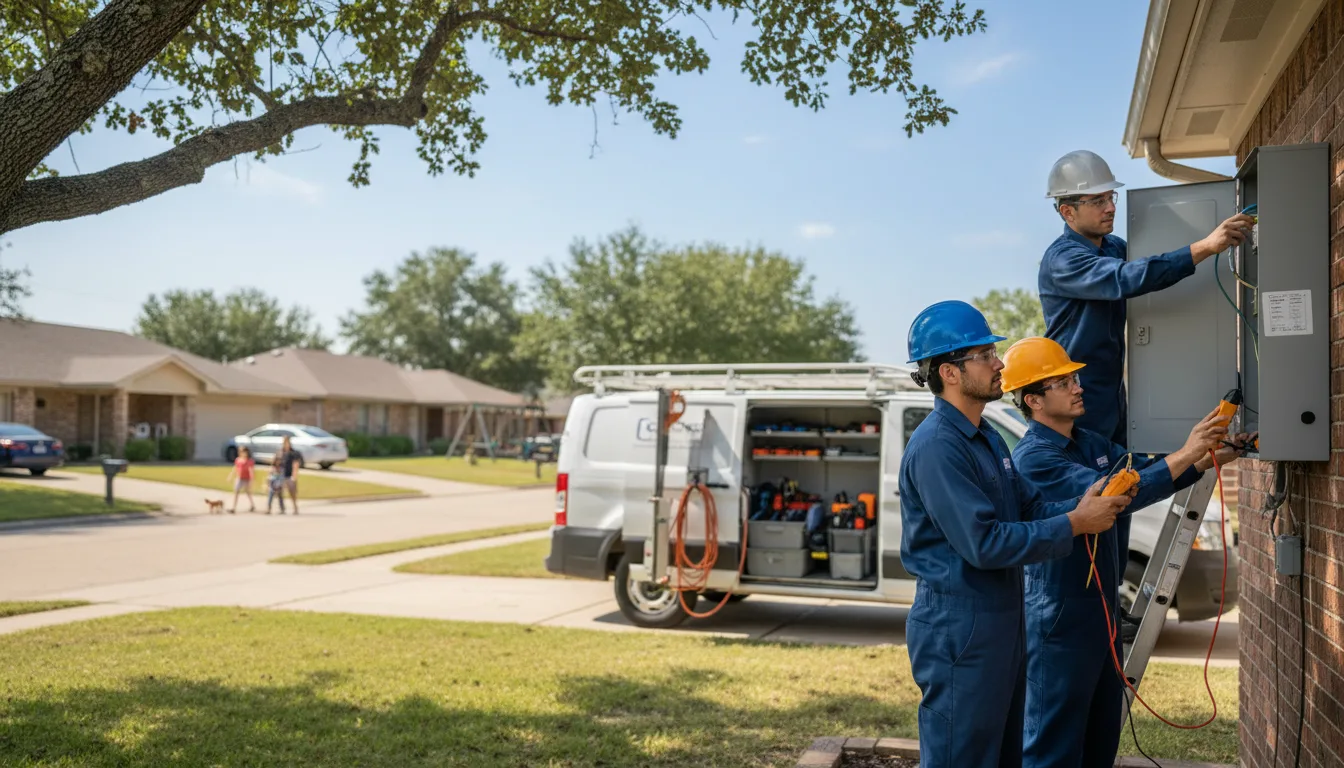 Certified electrician providing emergency electrical services in Toano, VA